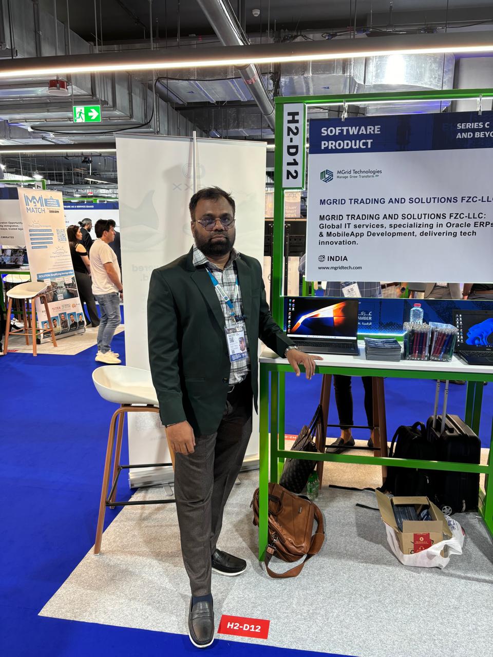 The MGrid Technologies stand at GITEX Global 2025